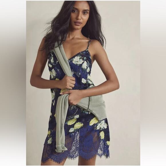 Free People Intimately Sun fade Floral Printed Slip Dress Womens XS - Picture 1 of 10